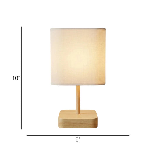 table lamp wooden base 10''x5'' china