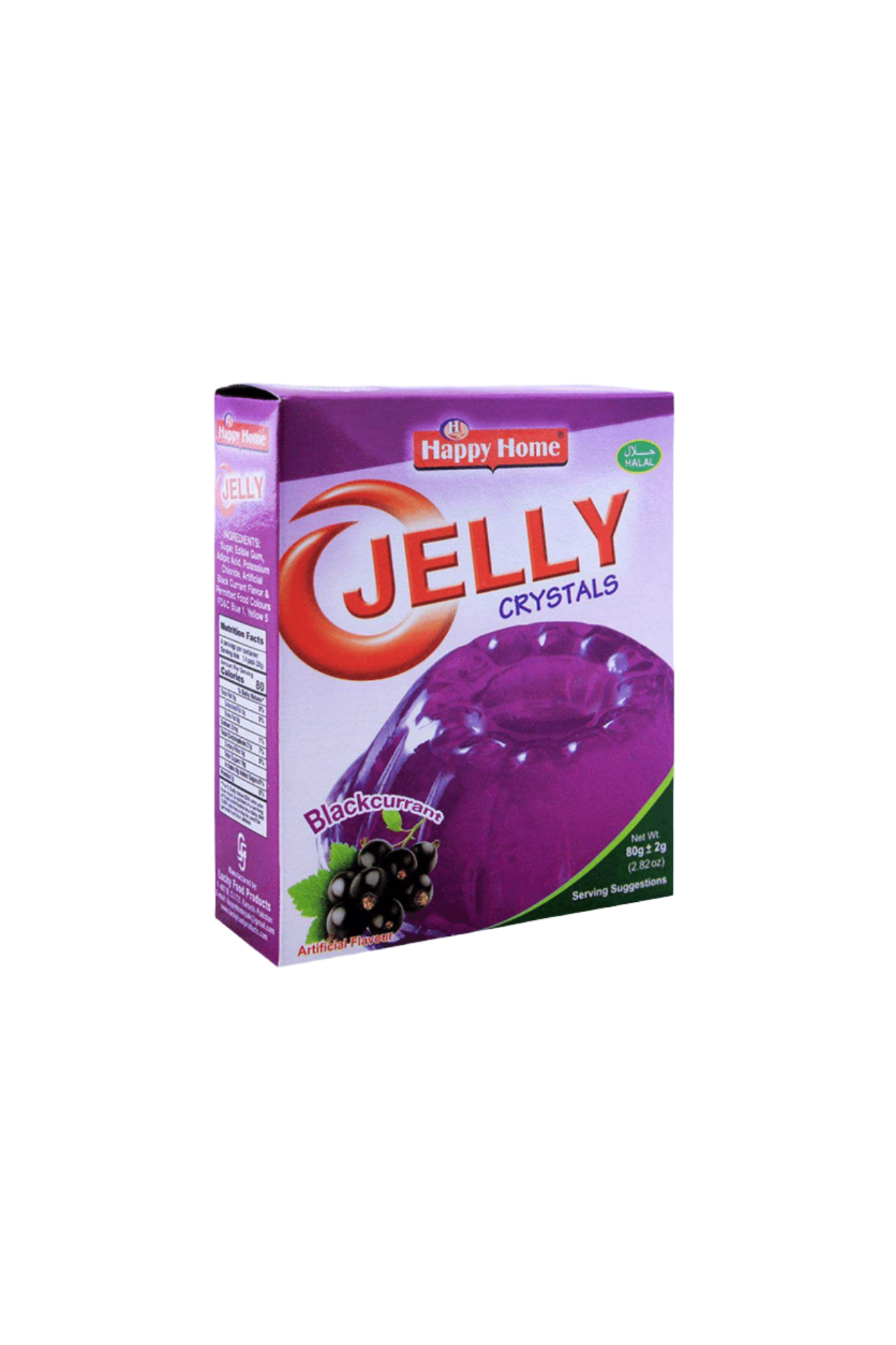 happy home jelly black currant 80g