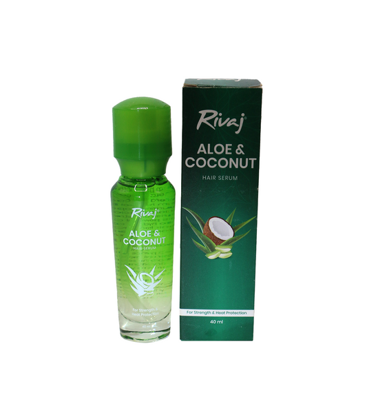 rivaj hair serum aloe & coconut 40ml
