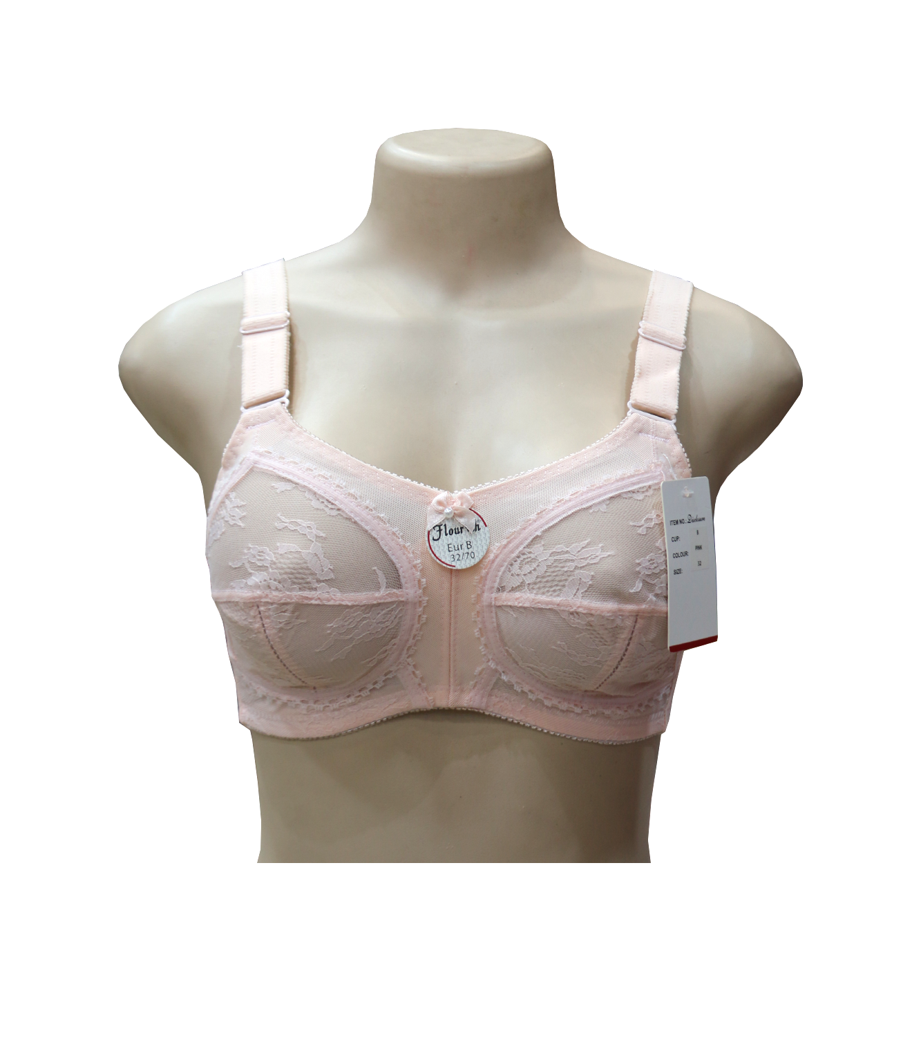 bra flourish disclosure pink 38c