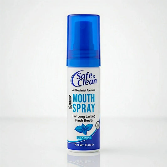 safe & clean mouth spray spearmint 18ml
