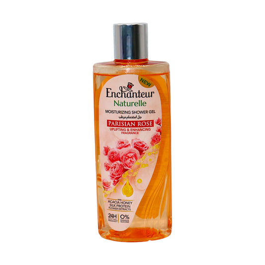enchanteur shower gel parisian rose 250ml